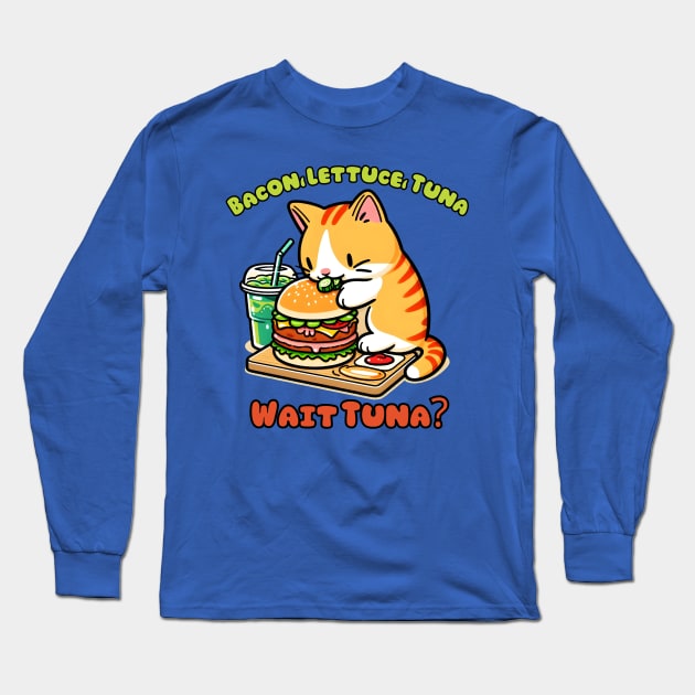 BLT cat meow Long Sleeve T-Shirt by Japanese Fever